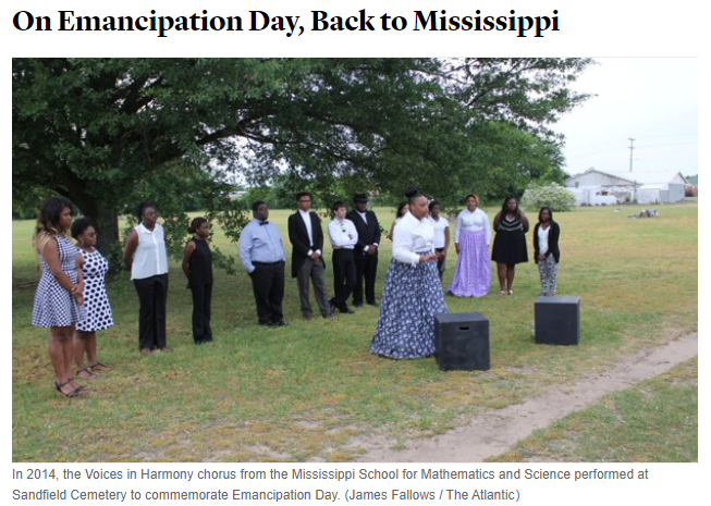The Atlantic, Our Towns Mississippi Emancipation Day 